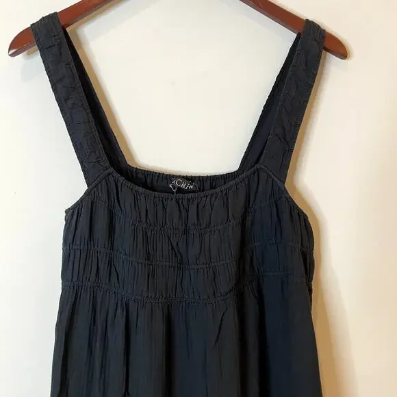 tank top dress maxi Faye Tank Maxi Dress in Noir – Isalis